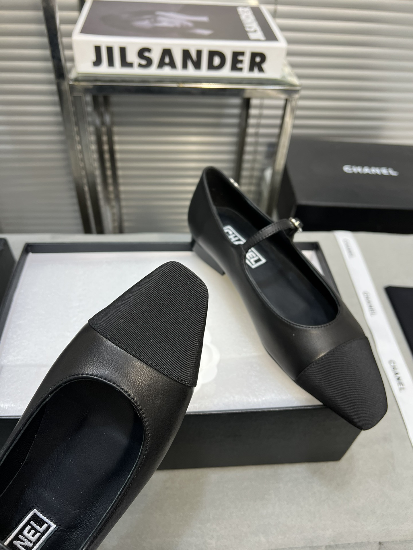UA Ch**el MARY JANES Lambskin