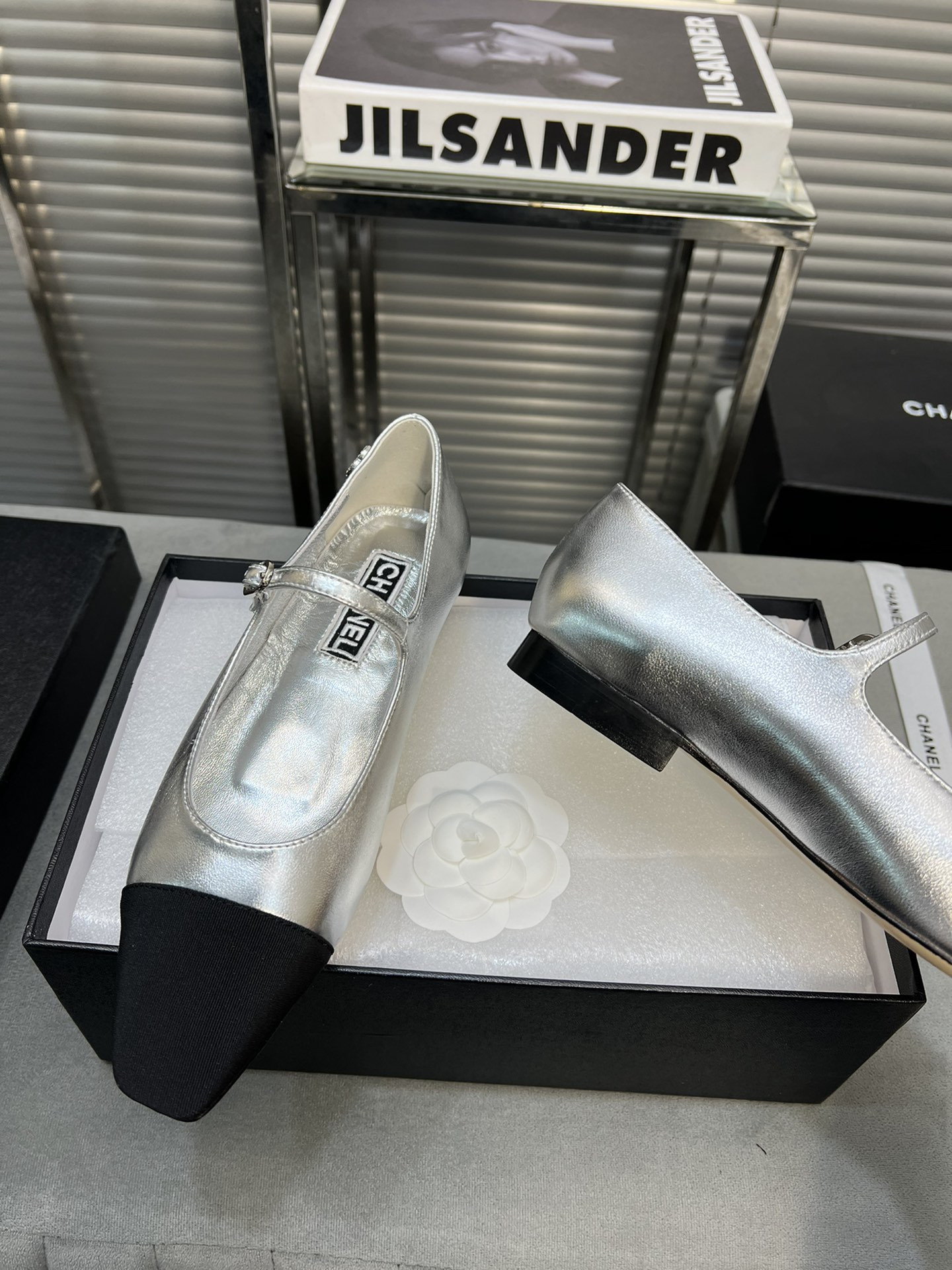 UA Ch**el MARY JANES Lambskin