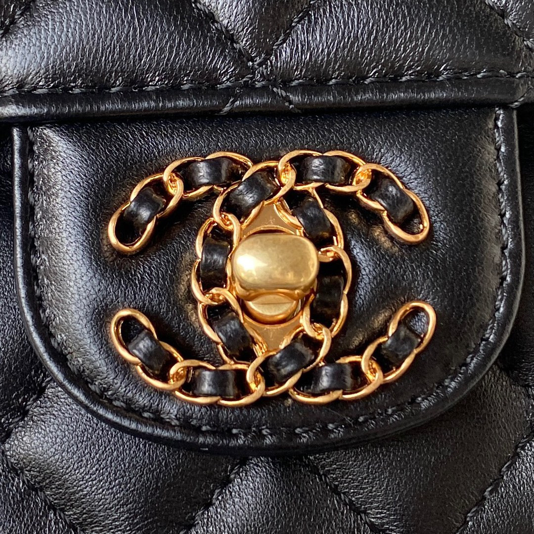 MINI FLAP BAG WITH TOP HANDLE 24C 12x20x6cm