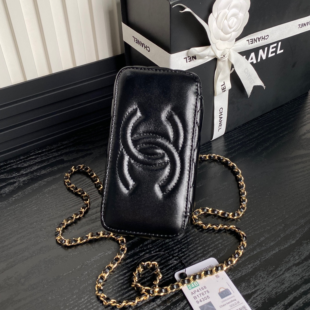 Ch**el Clutch With Chain 9.5x 17x 8CM