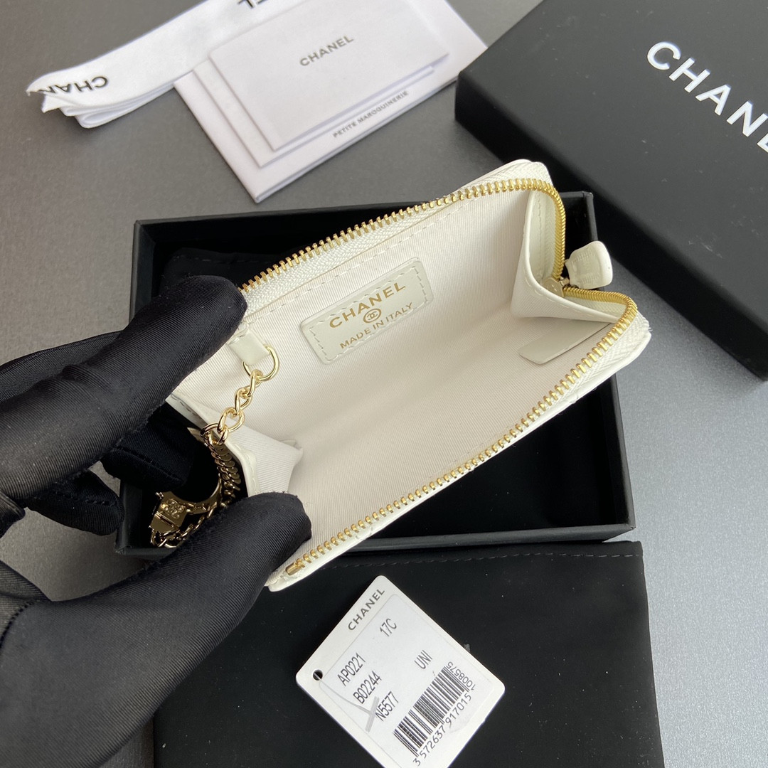 Ch**el Card holder 11.5×7.5×1.5cm