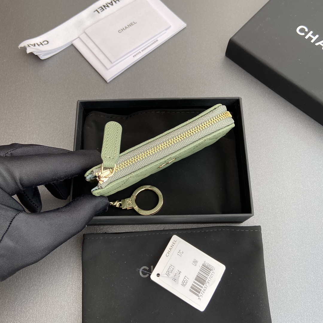 Ch**el Card holder 11.5×7.5×1.5cm