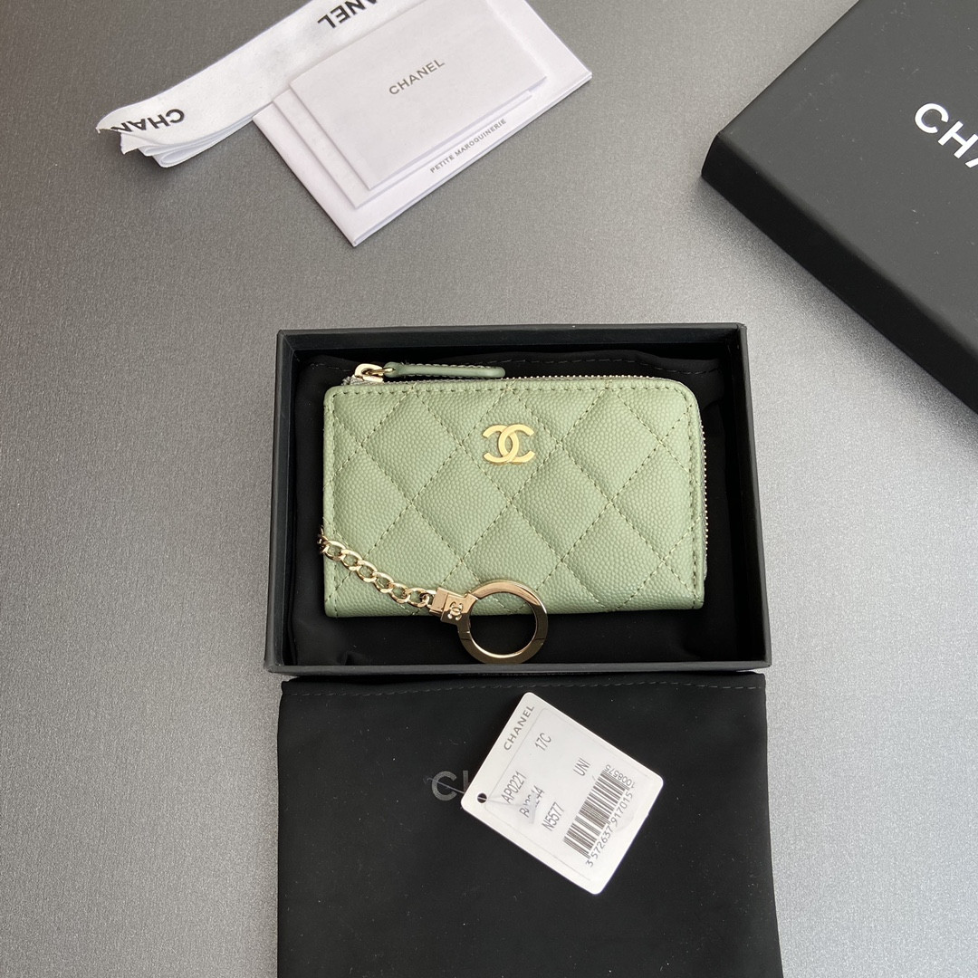 Ch**el Card holder 11.5×7.5×1.5cm
