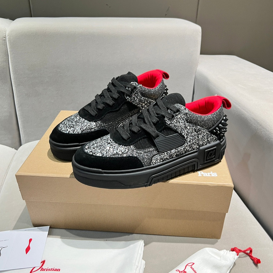 UA Chr1st1an Louboutin 2024 [New]ASTROLOUBI Unisex Thick-Soled Sneakers