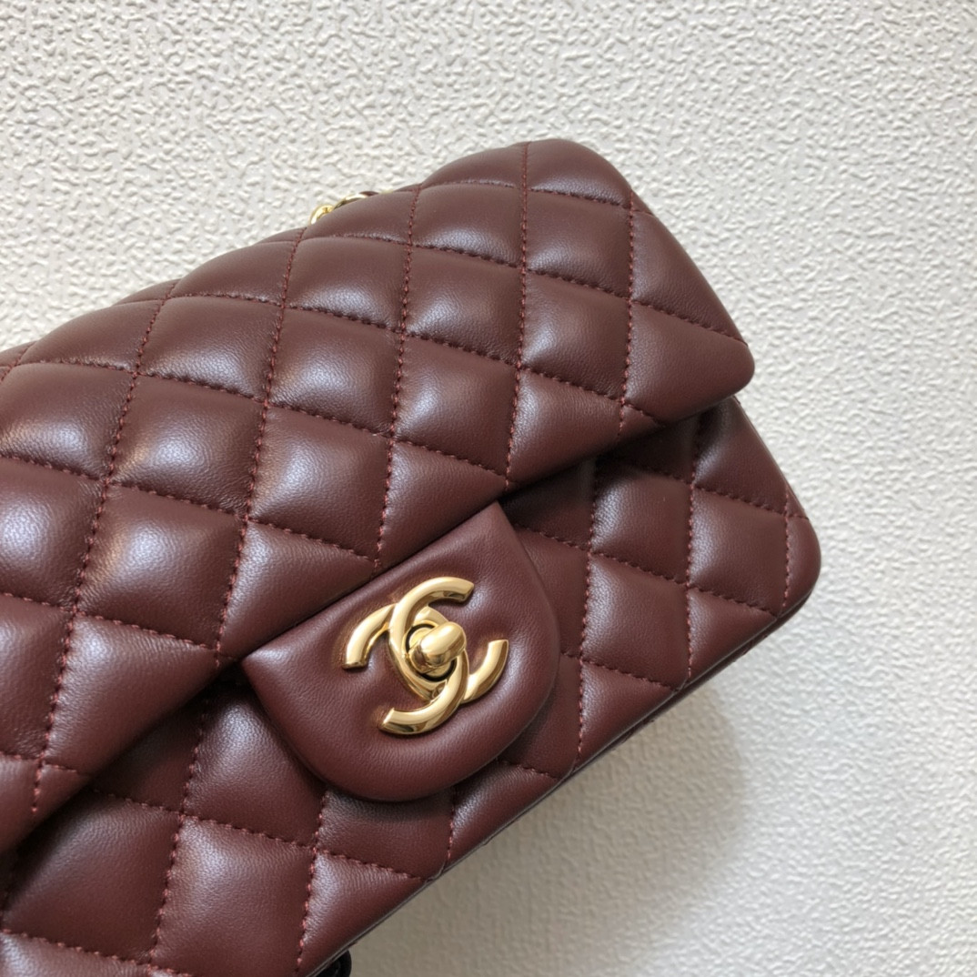 Ch**el MINI FLAP BAG 12 × 20 × 6 cm