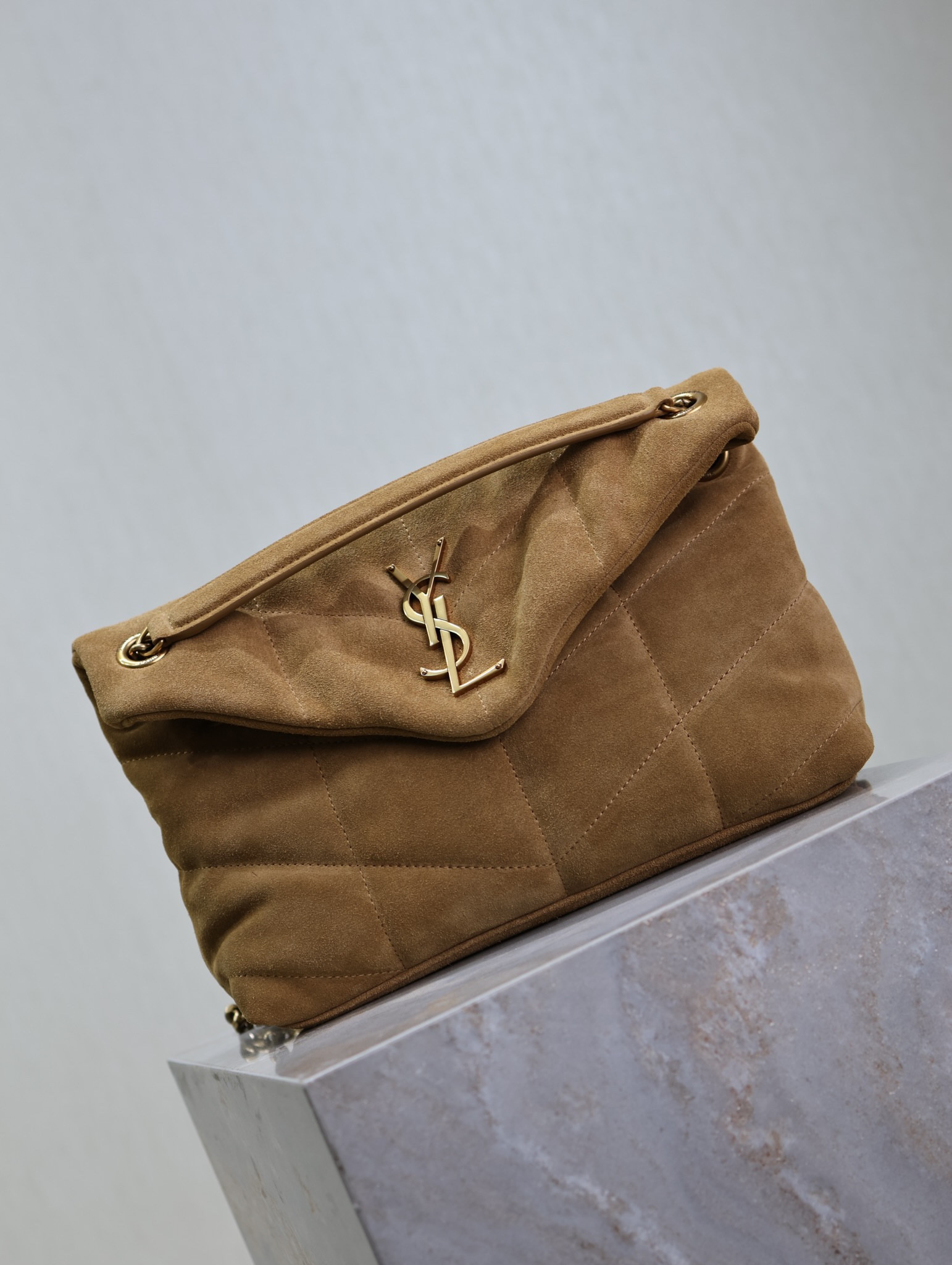 Y51 Loulou Small Puffer (Suede) 29 x 17 x 11cm