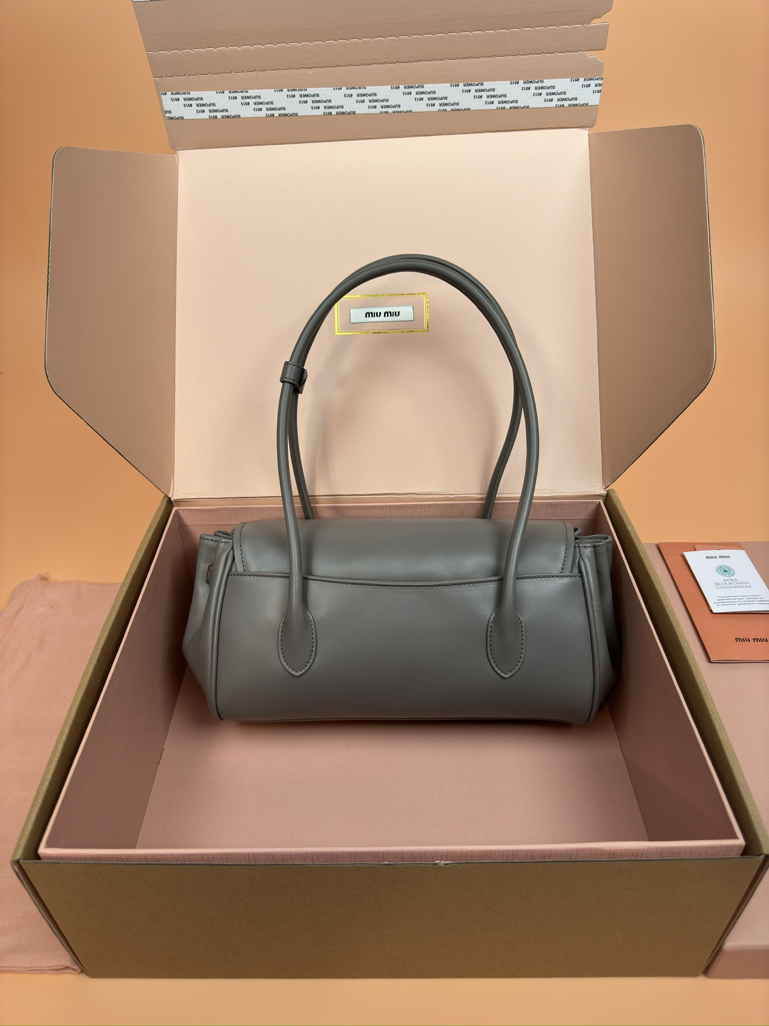 M1v M1v leather shoulder bag 15x28x11cm