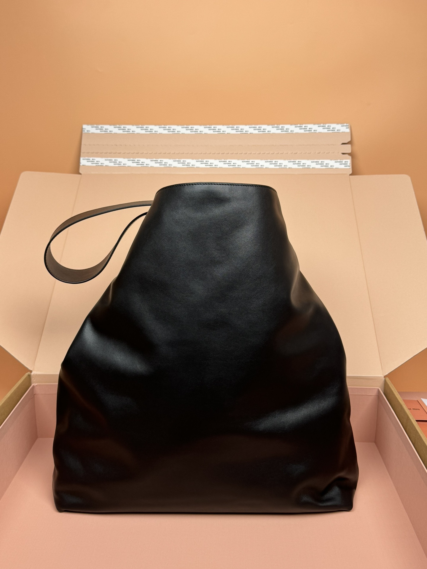 M1v M1v leather hobo bag 41×46×11cm