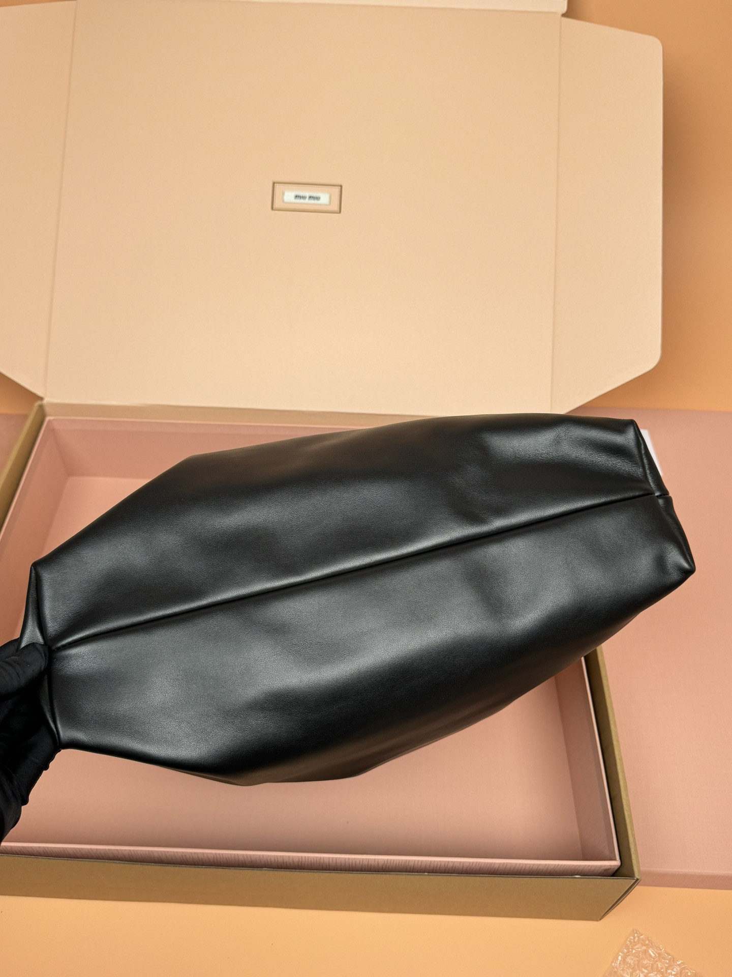M1v M1v leather hobo bag 41×46×11cm
