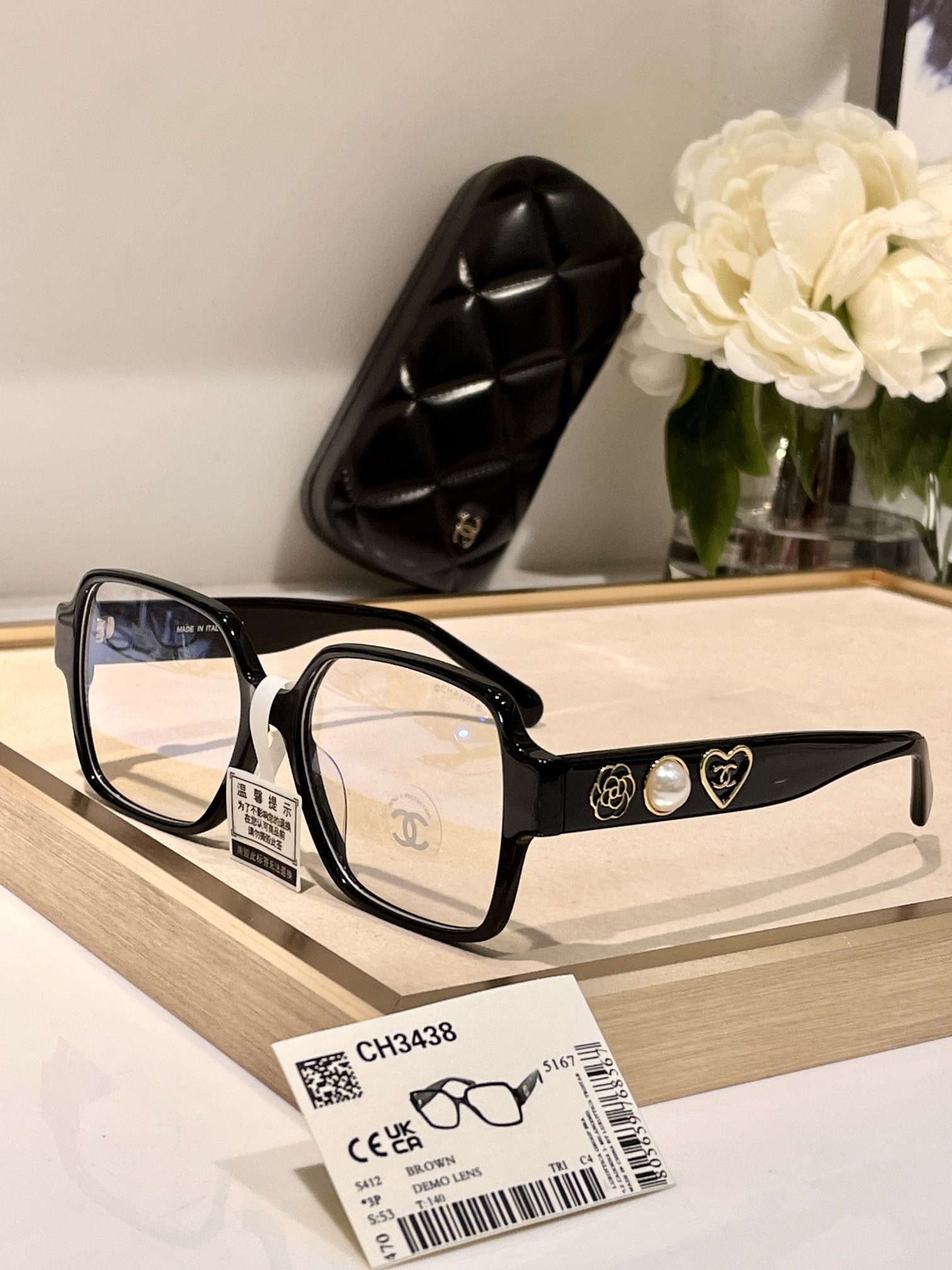 Ch**el Glasses CH3438 56-17-145