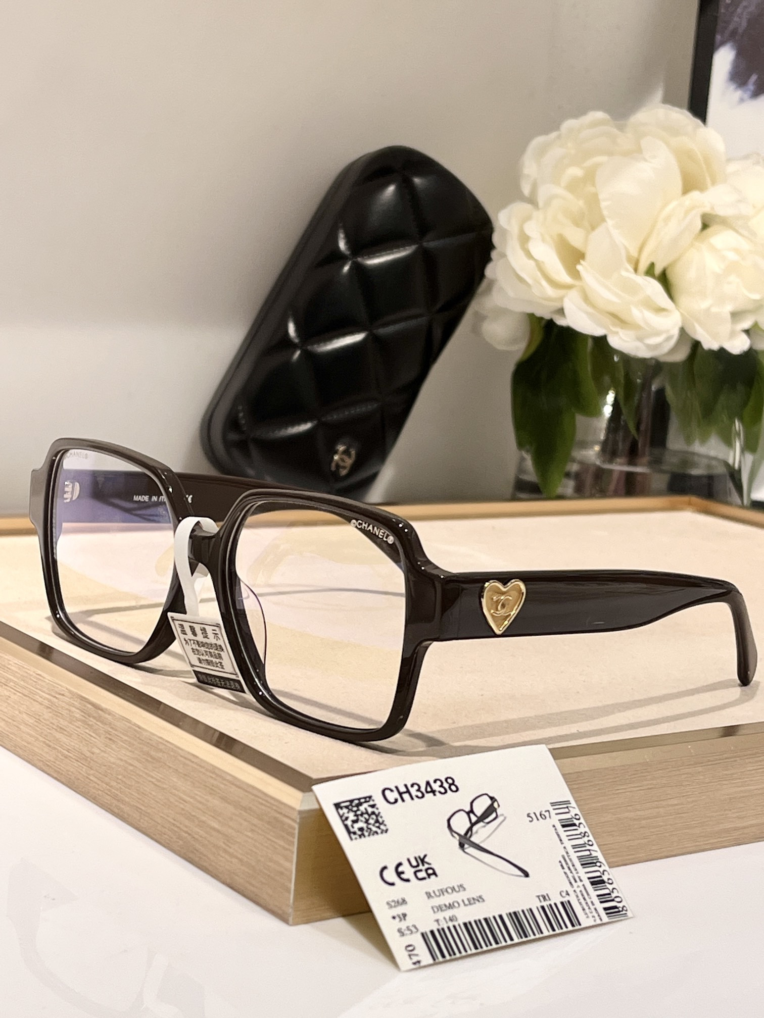 Ch**el Glasses CH3438 56-17-145