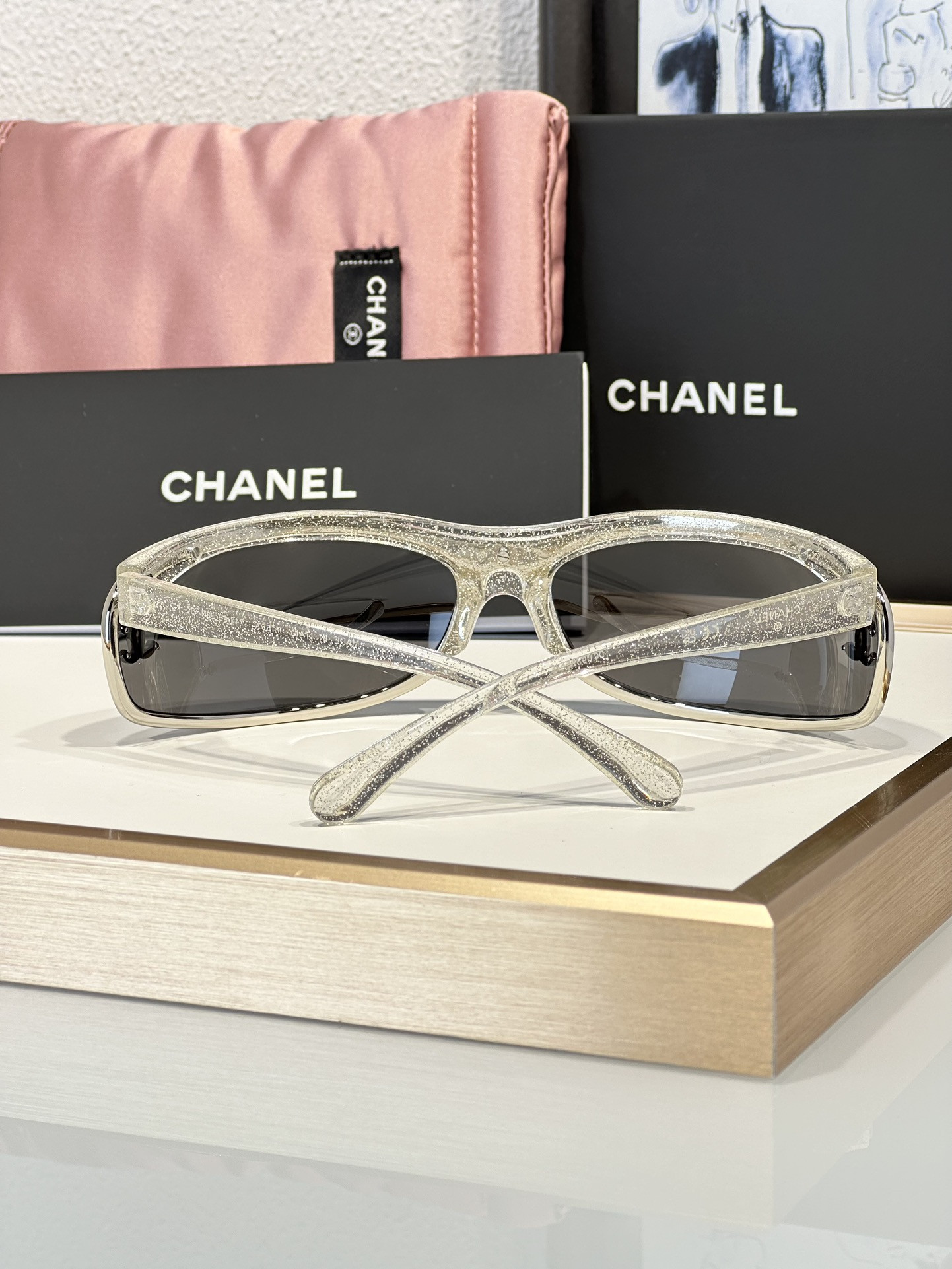 Ch**el Glasses coco neige 71557