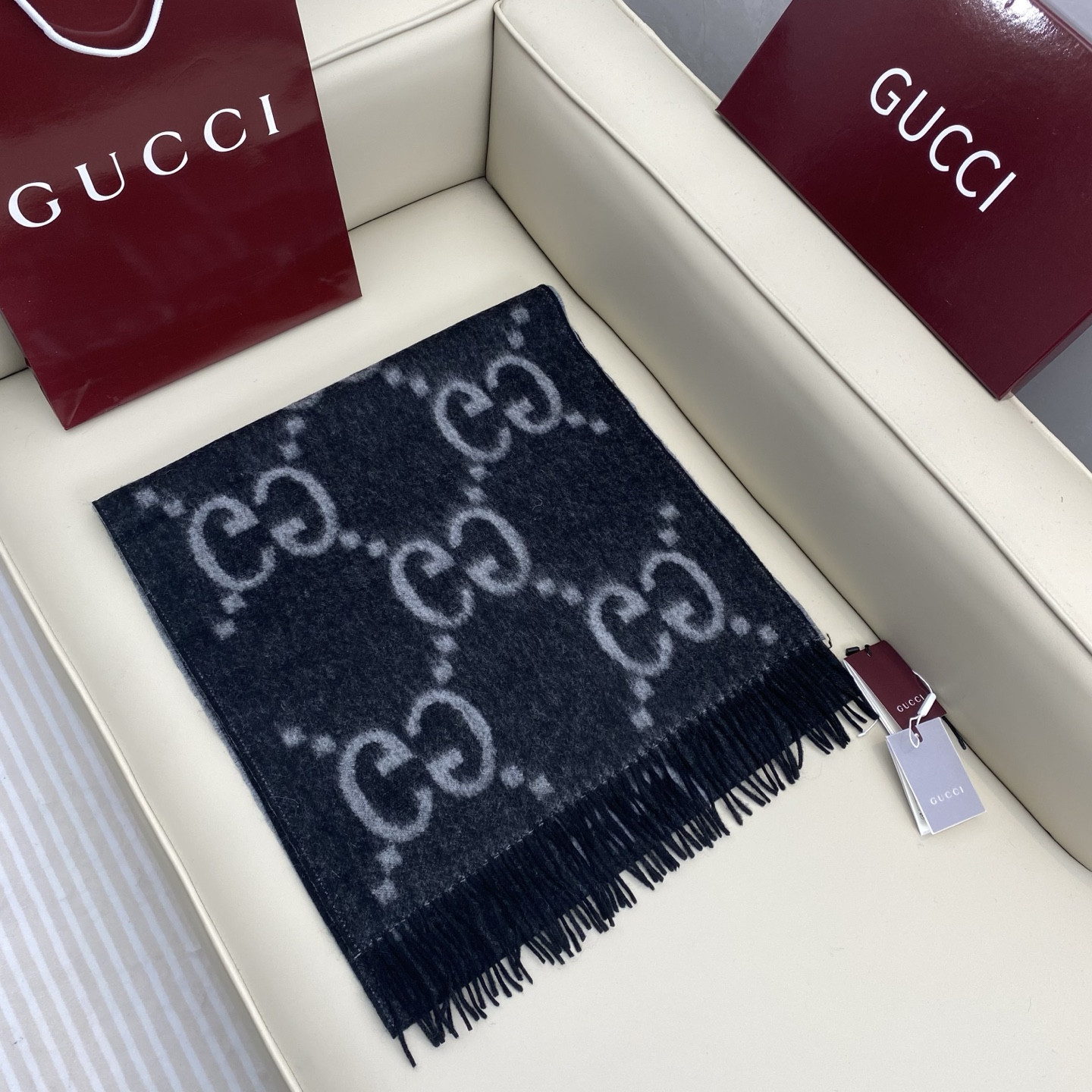 Gvc*1 scarf 45x200cm 100% cashmere