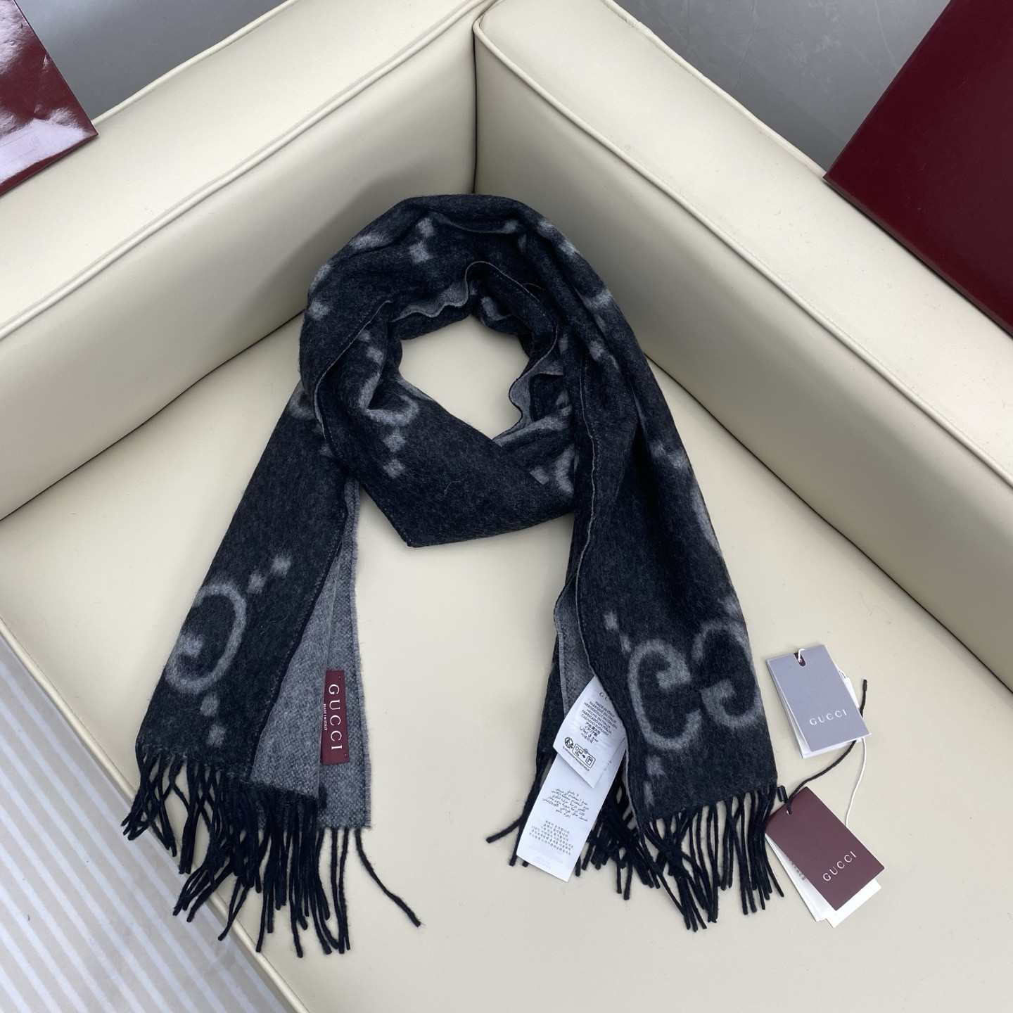 Gvc*1 scarf 45x200cm 100% cashmere