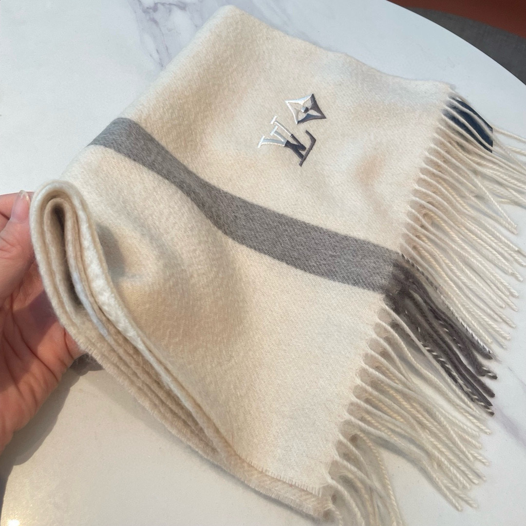 l0vis Vvtt0n scarf 32x180cm 100% cashmere