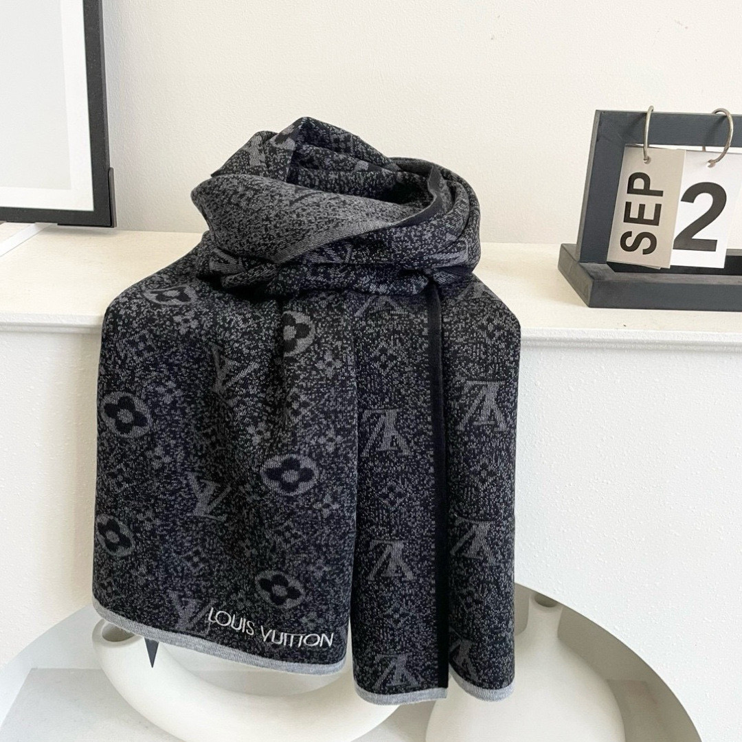 l0vis Vvtt0n scarf 32x180cm 100% knitted cashmere