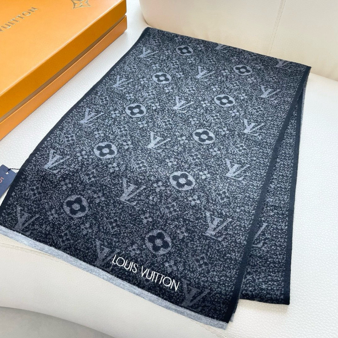 l0vis Vvtt0n scarf 32x180cm 100% knitted cashmere