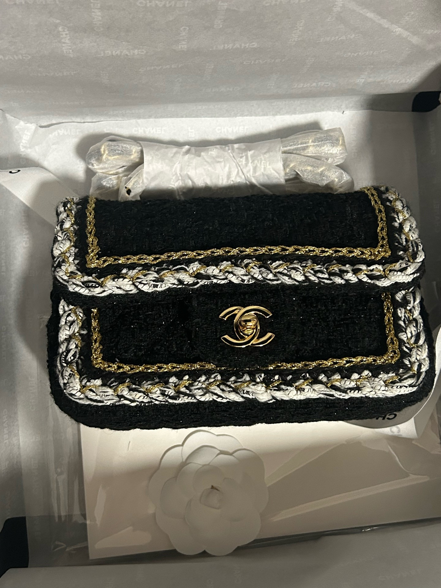 Ch**el Mini Classic Handbag 12x20x6cm