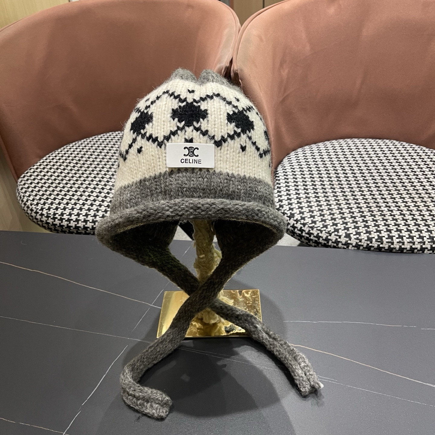 Celine Knit Trapper Hat