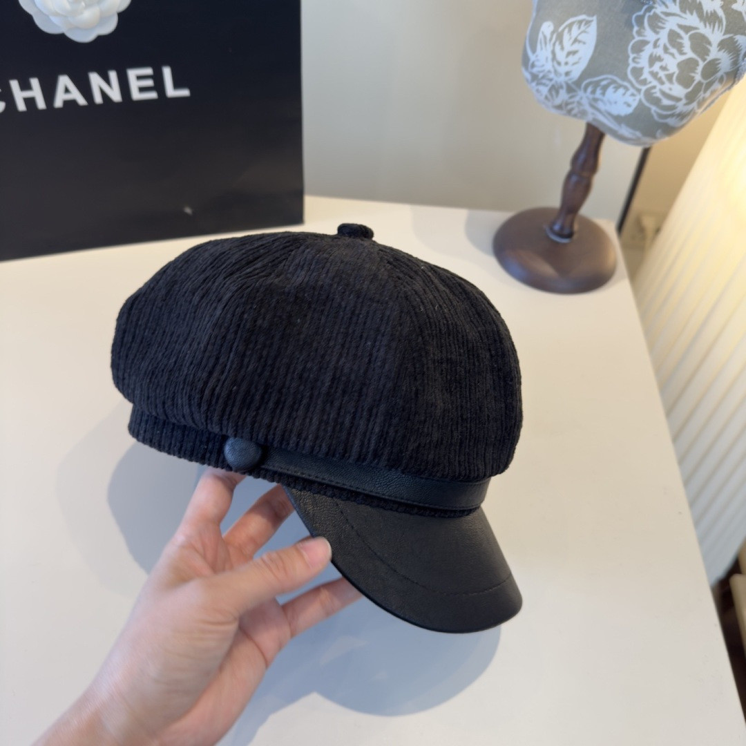 Chanel Newsboy Cap 57cm Head Circumference