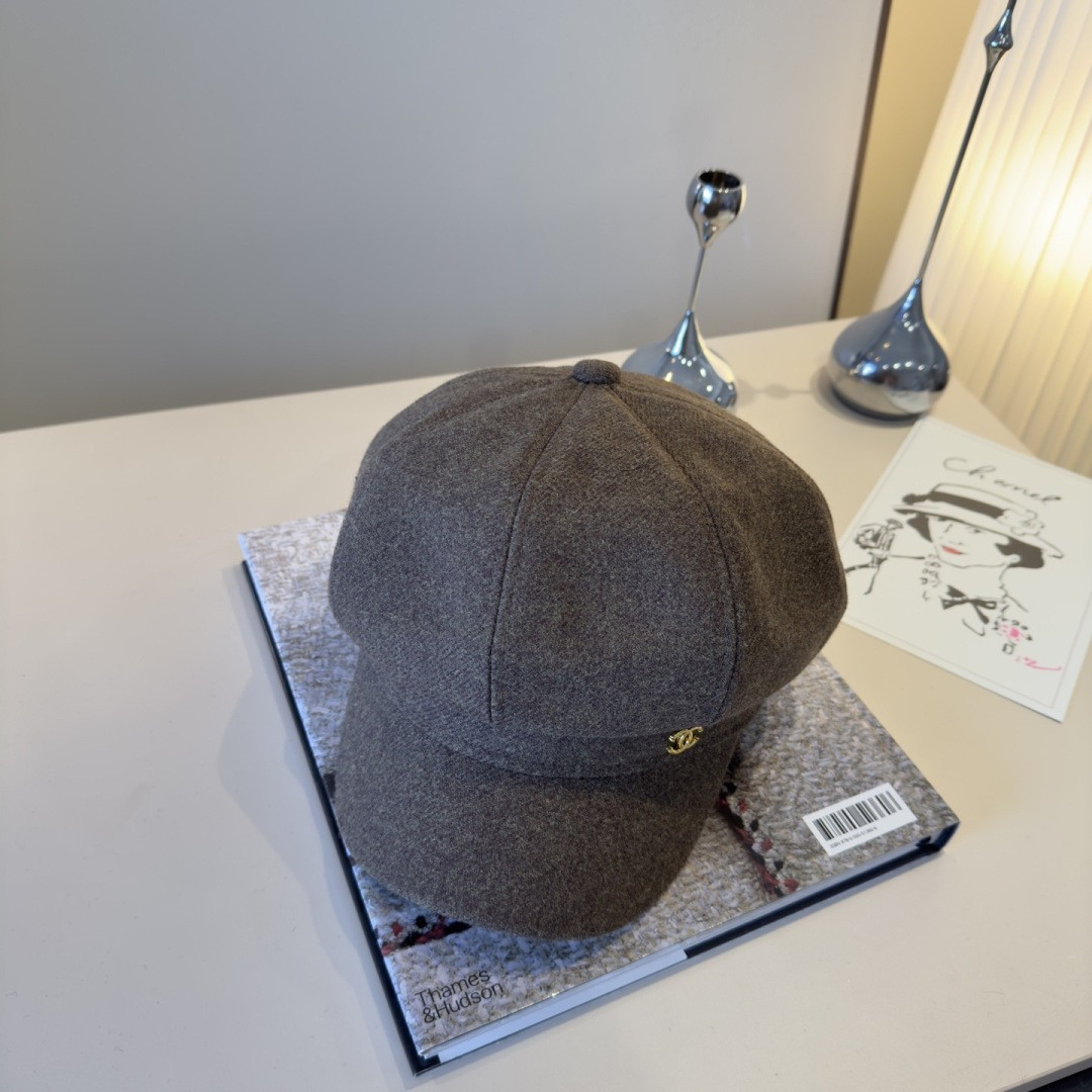 Chanel Newsboy Cap 57cm Head Circumference