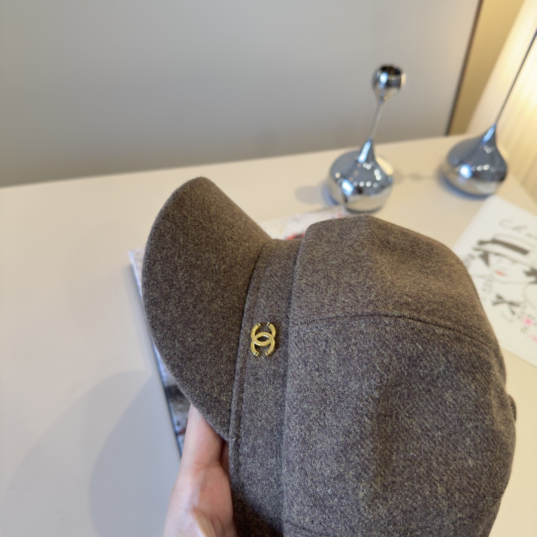 Chanel Newsboy Cap 57cm Head Circumference