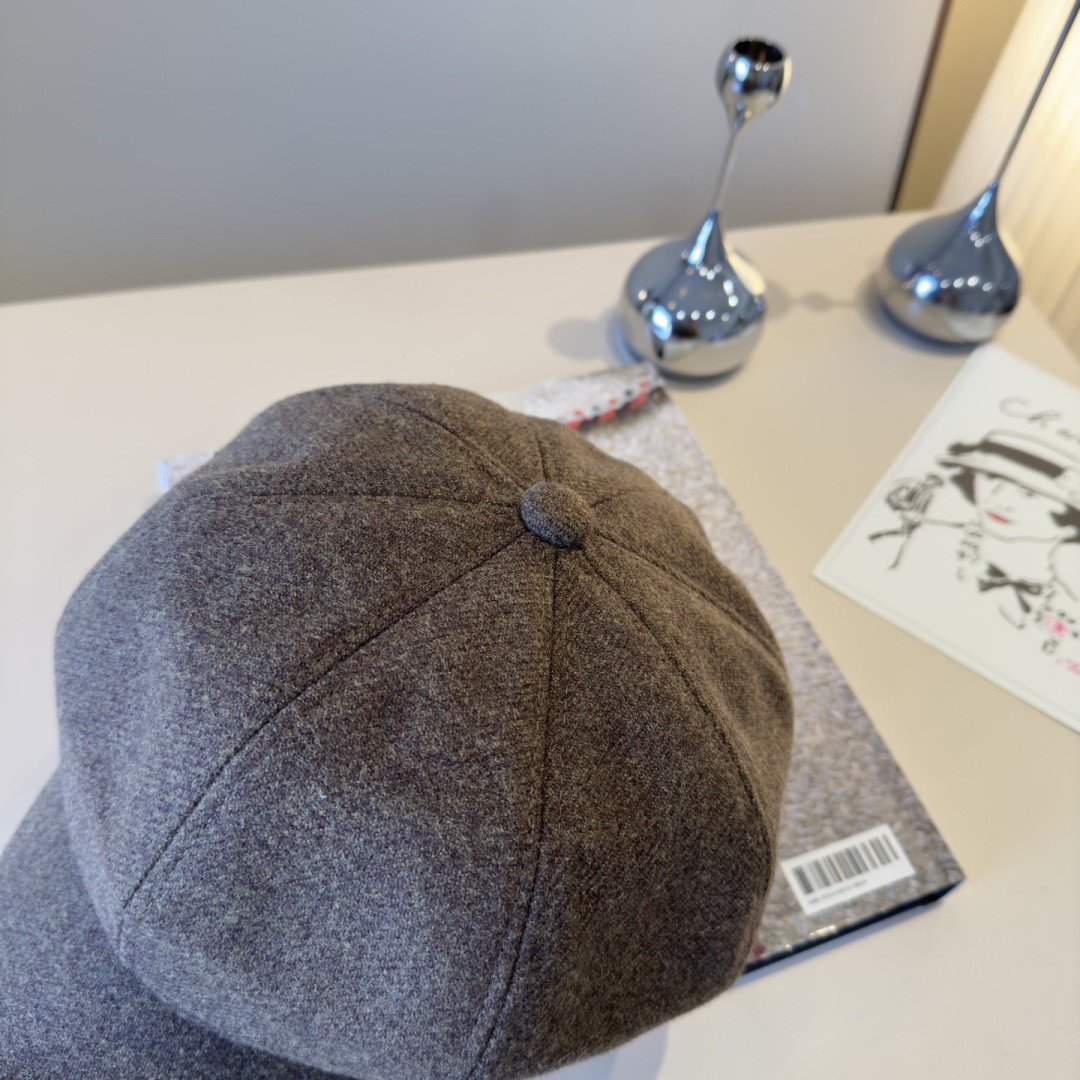 Chanel Newsboy Cap 57cm Head Circumference