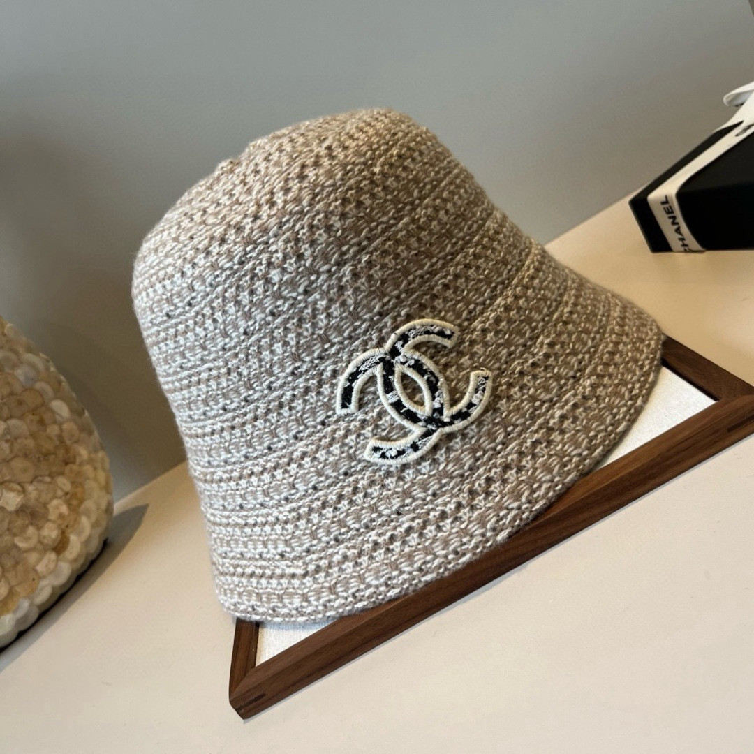 Chanel Knit Bucket Hat