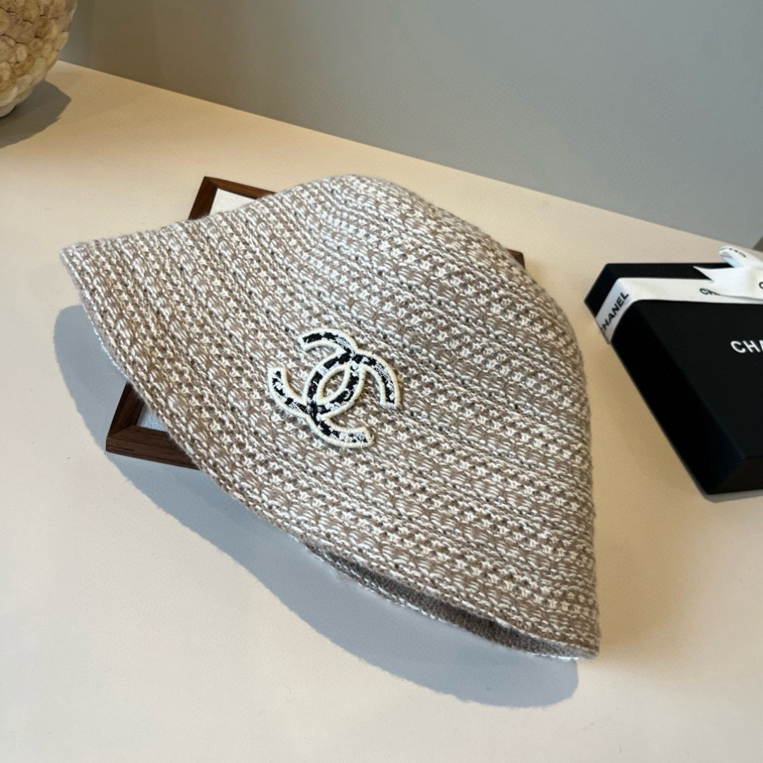Chanel Knit Bucket Hat