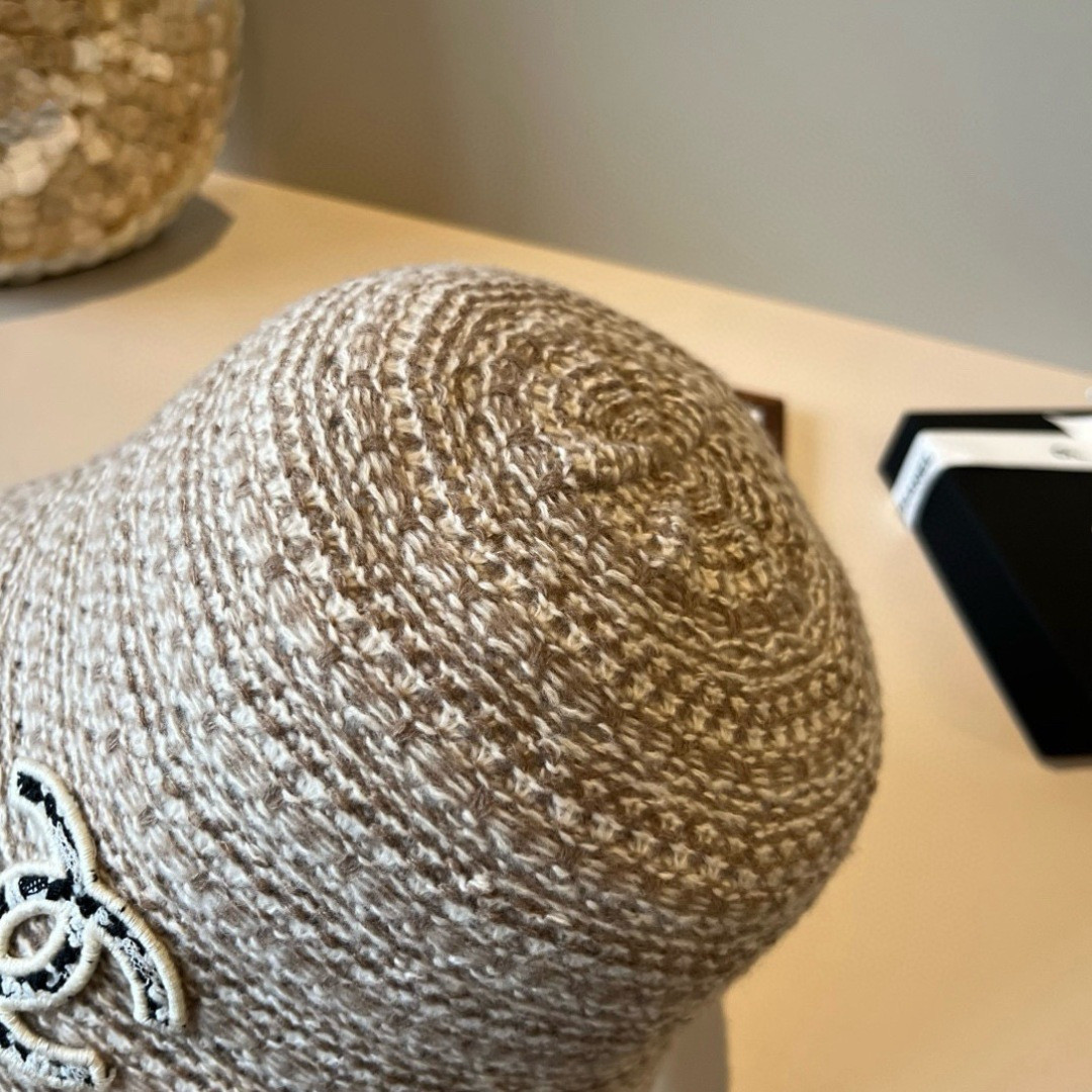 Chanel Knit Bucket Hat