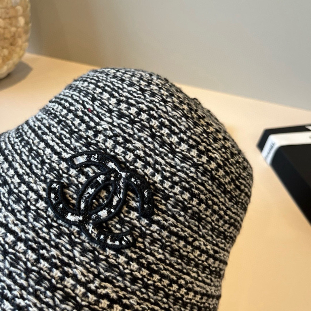 Chanel Knit Bucket Hat