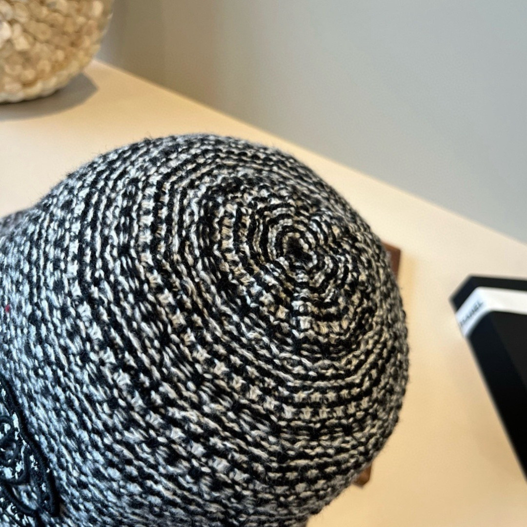 Chanel Knit Bucket Hat