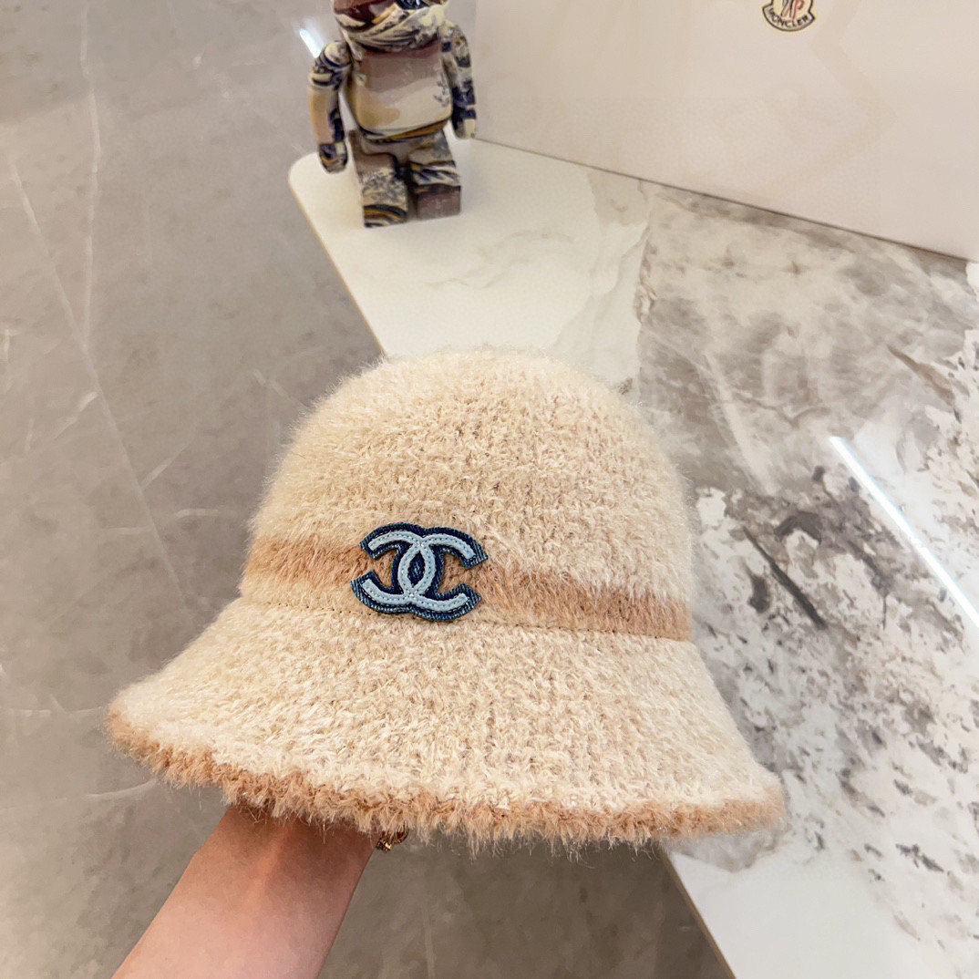 Chanel Knit Bucket Hat