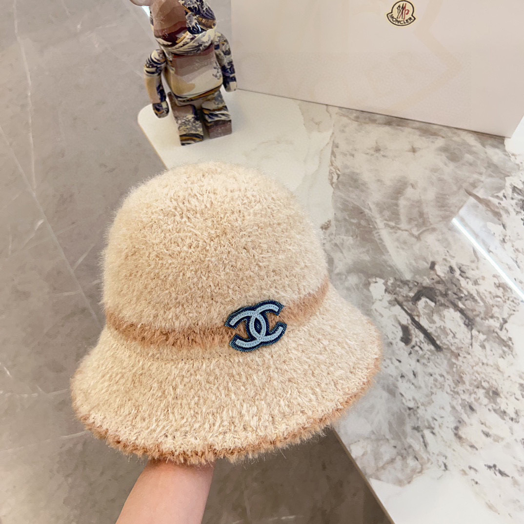 Chanel Knit Bucket Hat