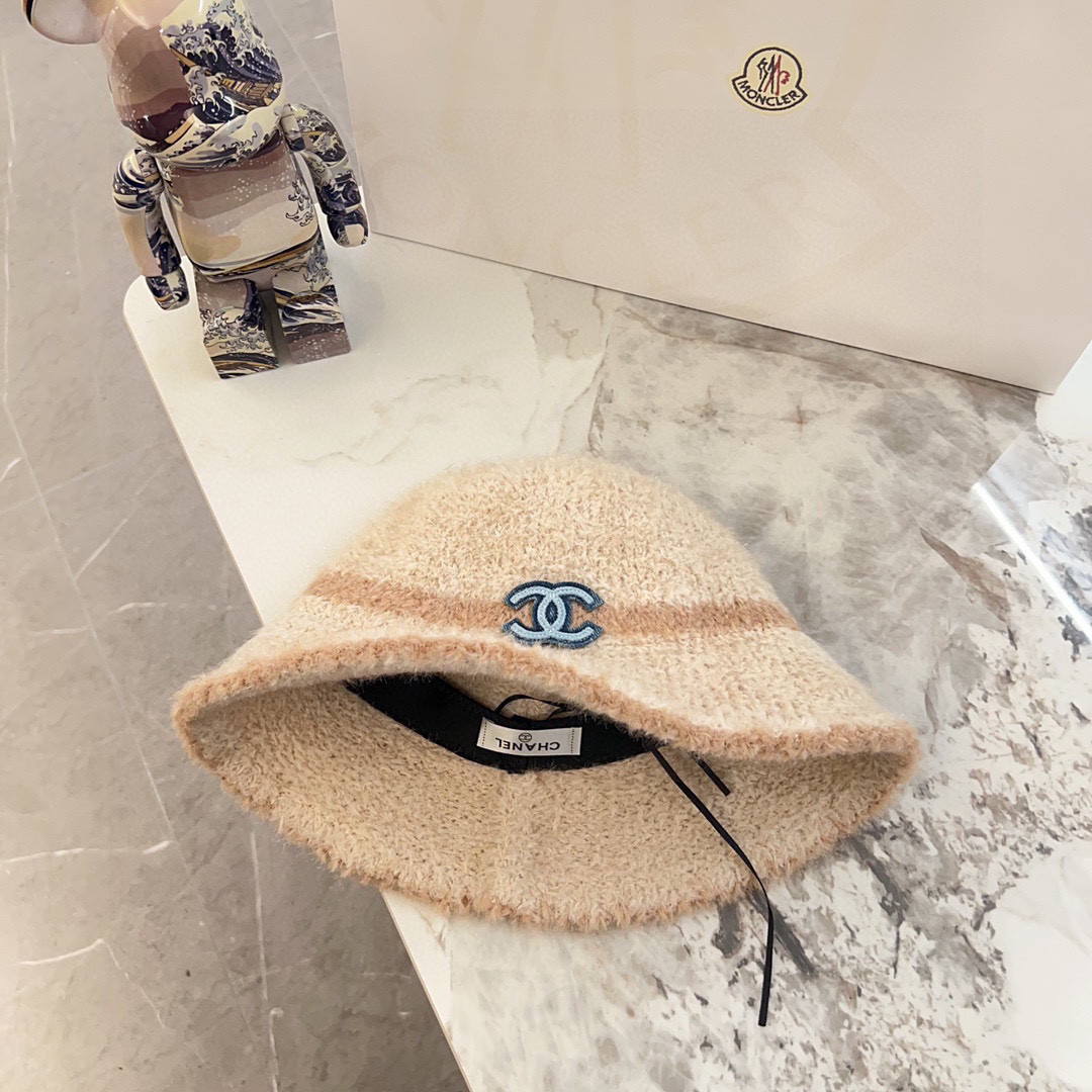 Chanel Knit Bucket Hat