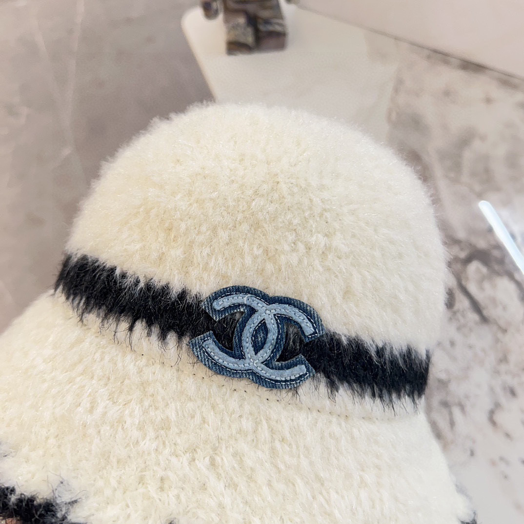 Chanel Knit Bucket Hat