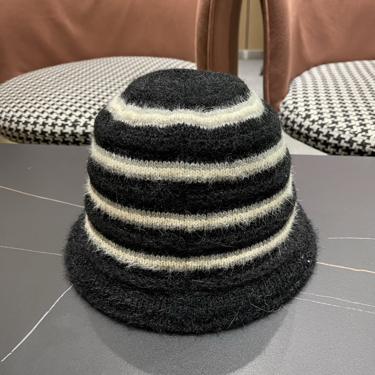 Prada Knit Bucket Hat