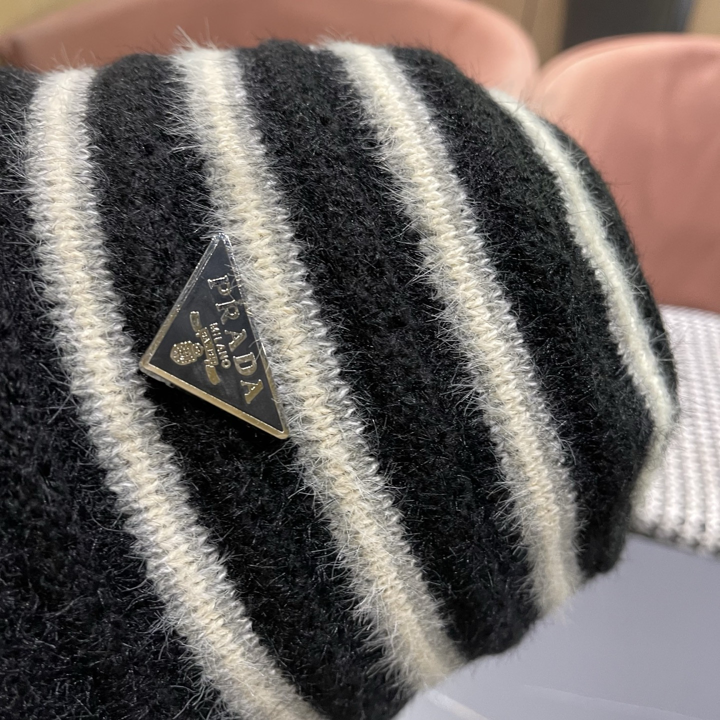 Prada Knit Bucket Hat