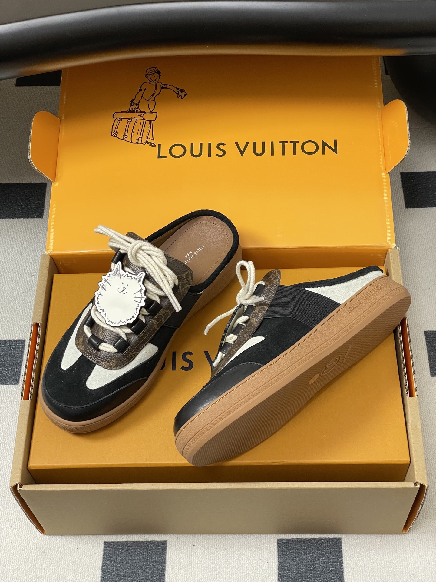 UA LV LOUS Open-Heel Sneakers