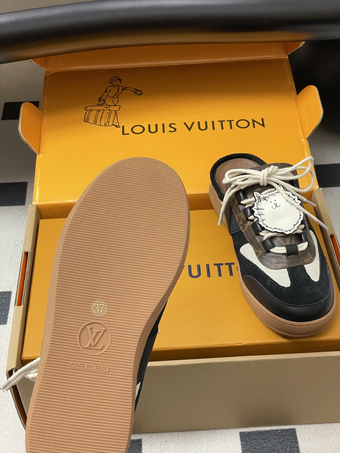 UA LV LOUS Open-Heel Sneakers