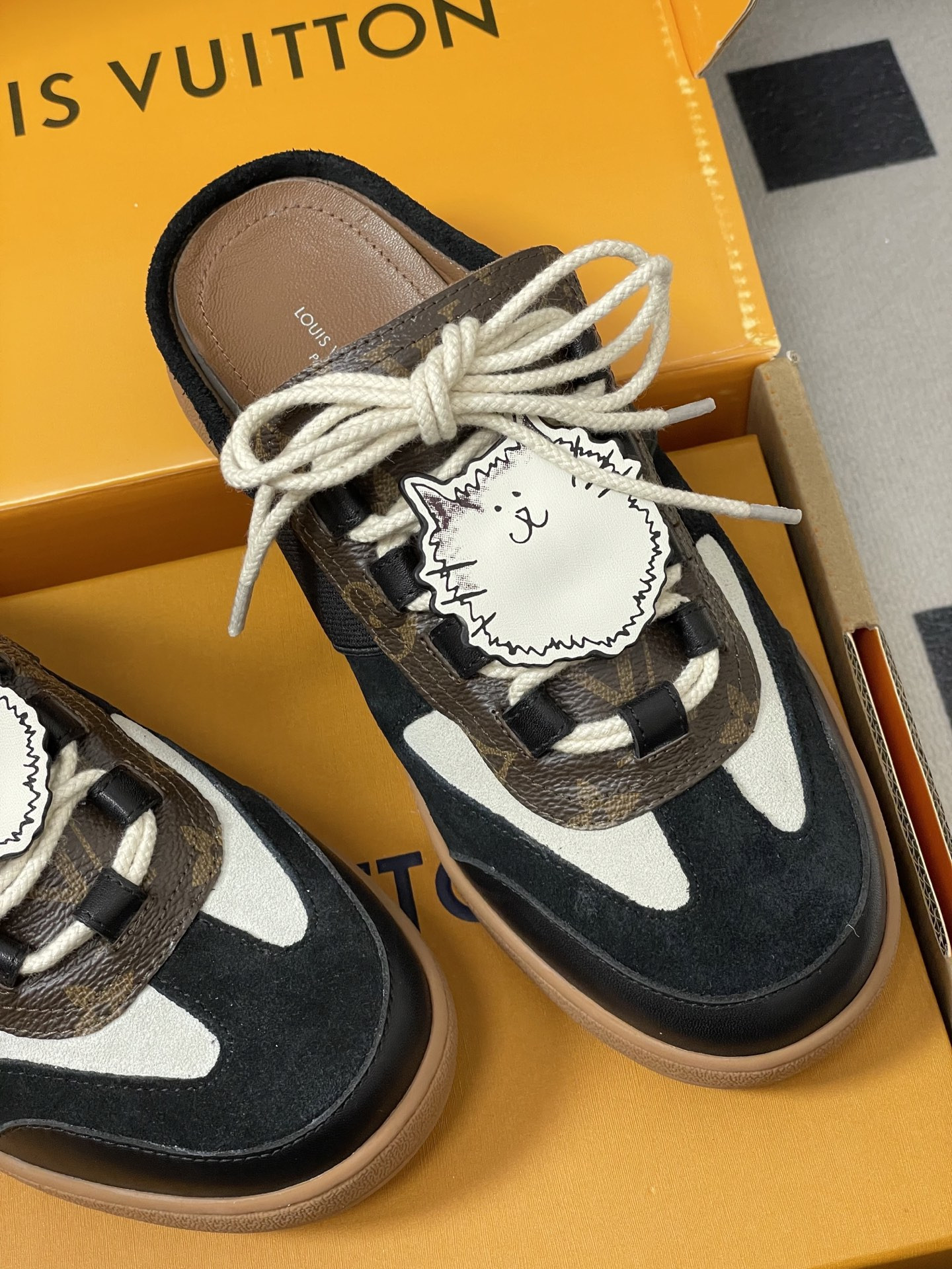 UA LV LOUS Open-Heel Sneakers