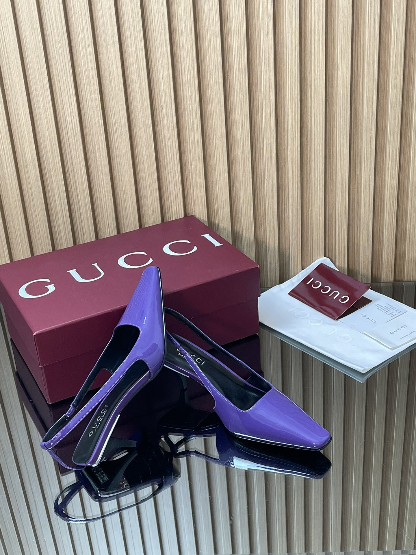 ua Gvc*1 slingback with crystal logo 5.5cm heel