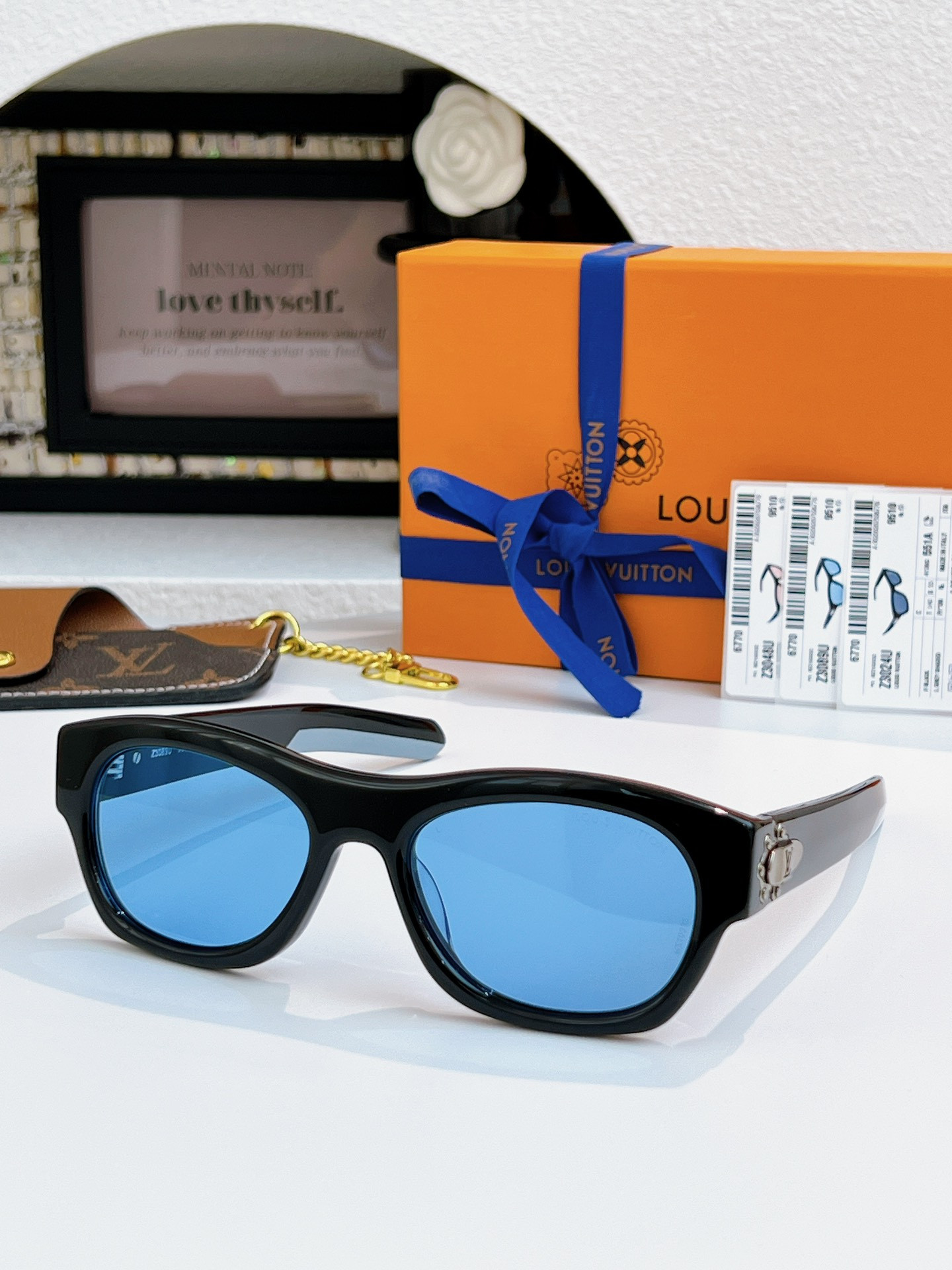 LV Frog Round Square Sunglasses Z3024U Z3048U Z3089U 55-20-140