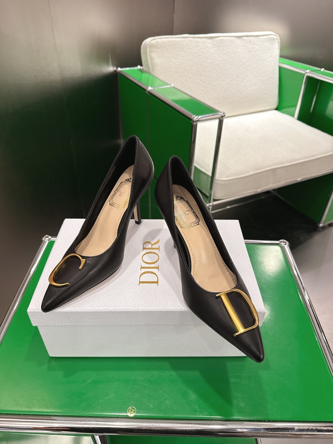 ua D10r initials pump 8.5cm heel