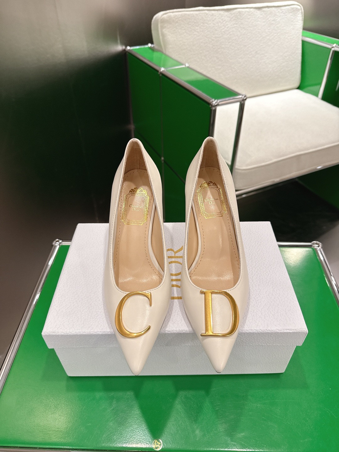 ua D10r initials pump 8.5cm heel