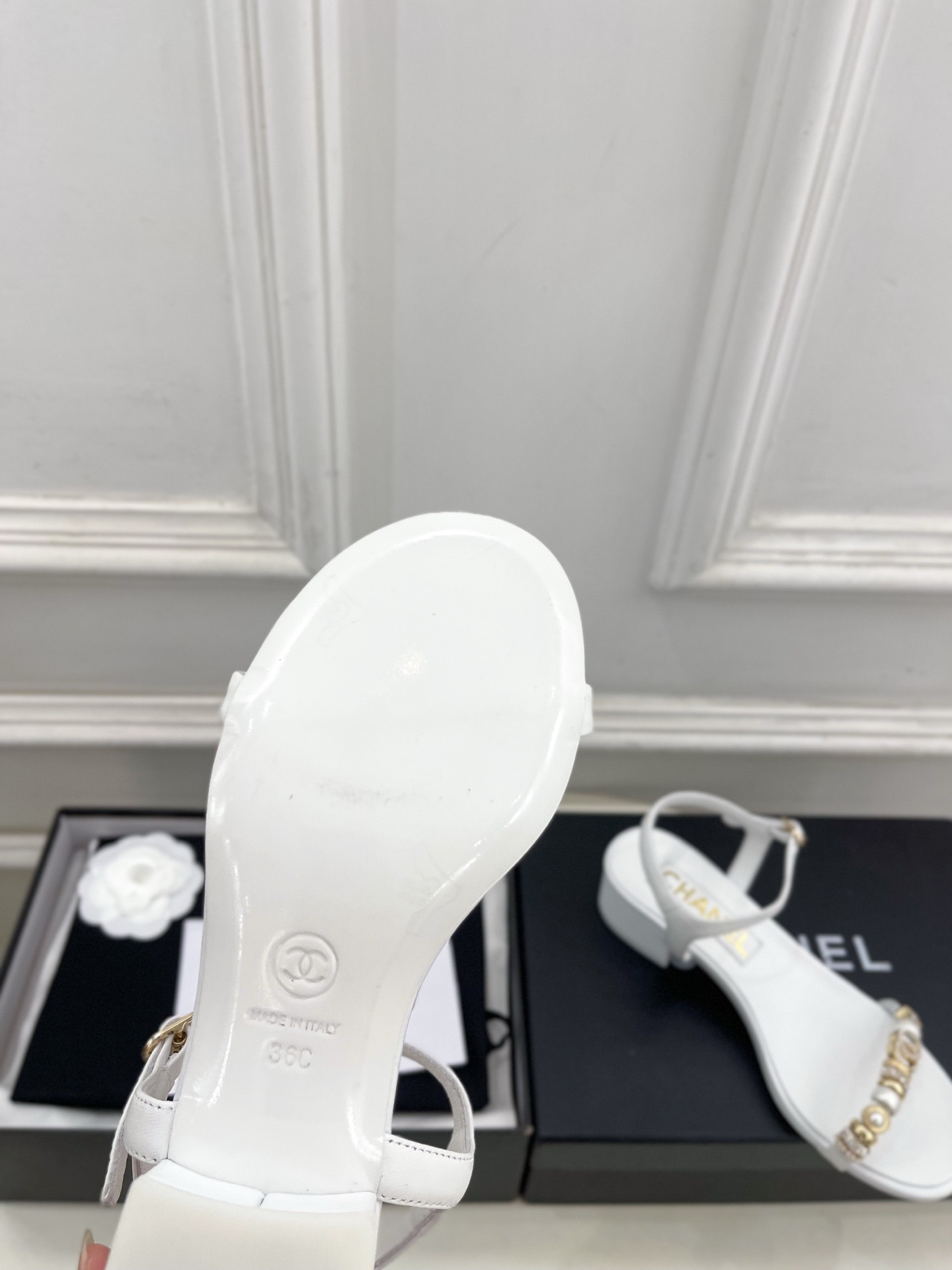 UA Chanel Sandals