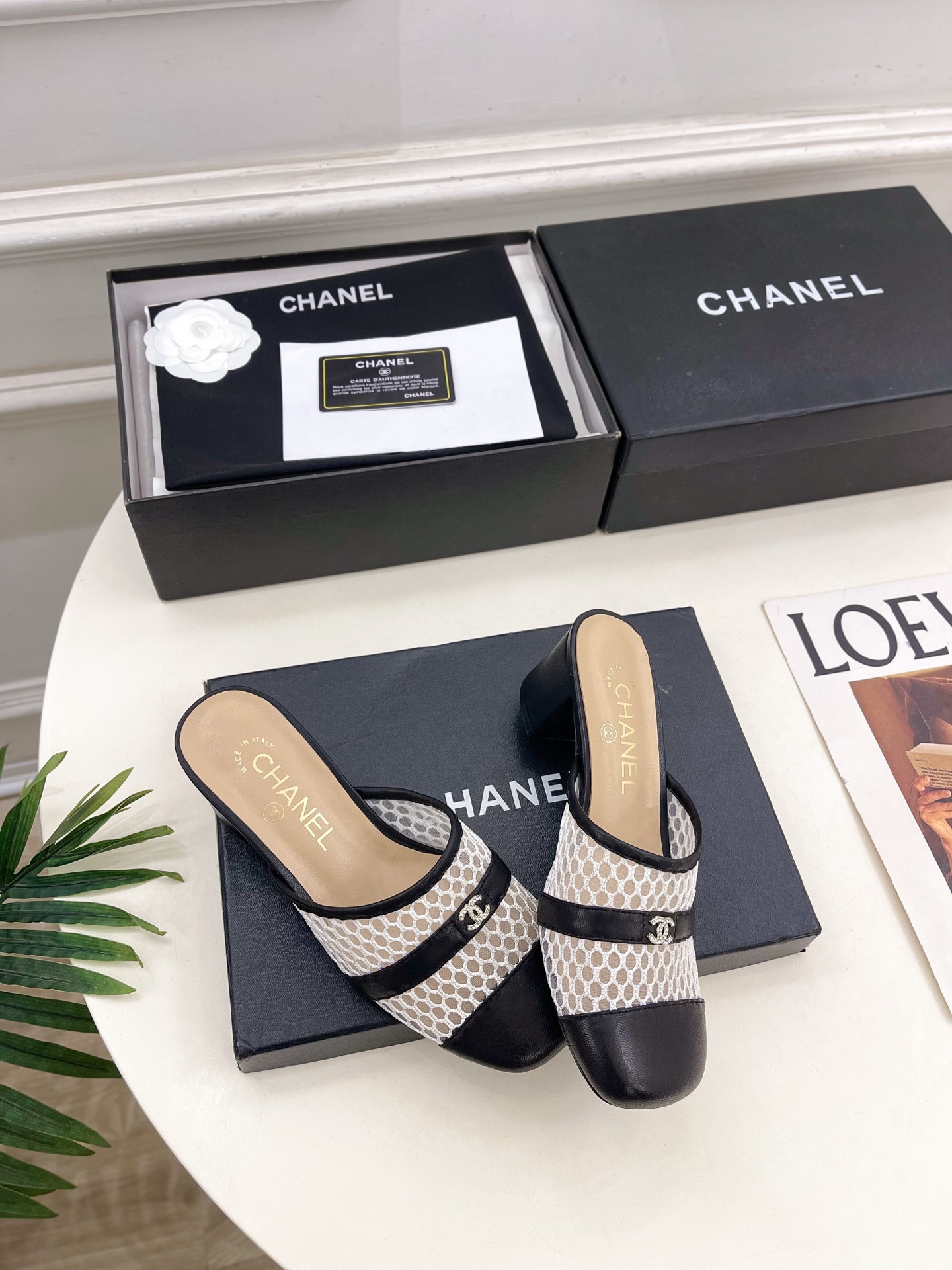UA Chanel Mule 5.5cm Heel
