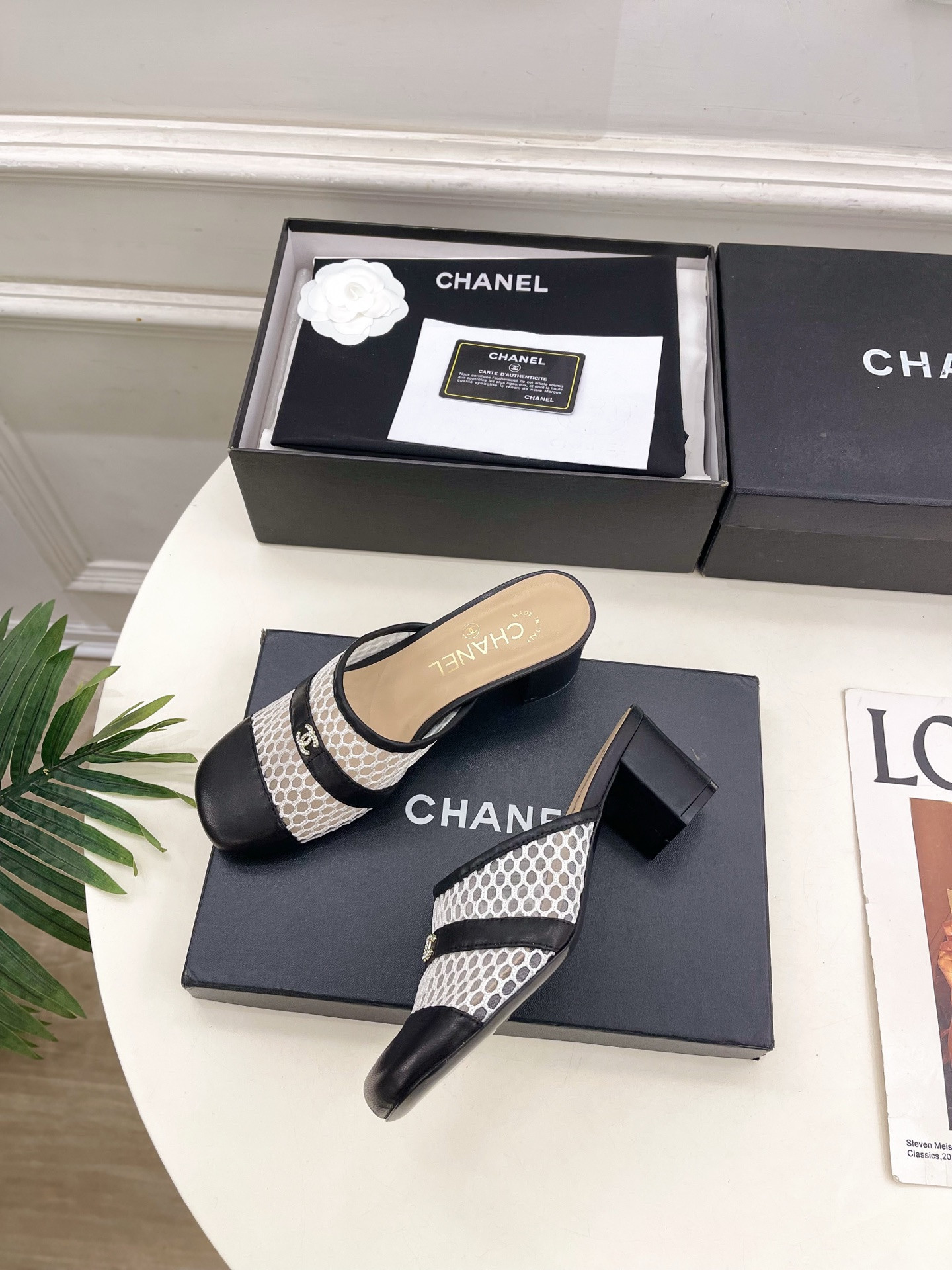 UA Chanel Mule 5.5cm Heel