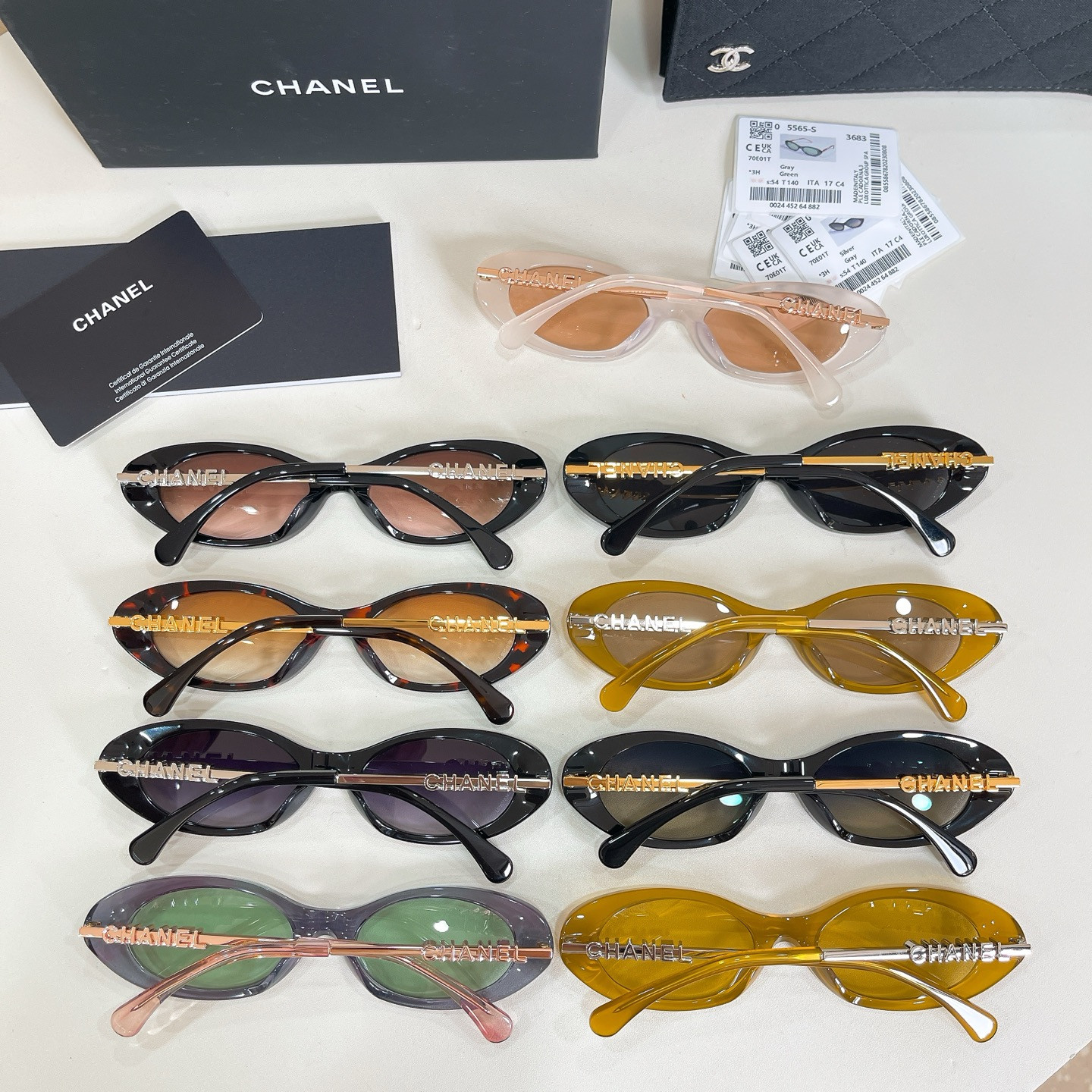 Ch**el glasses 5565s 54-17-140
