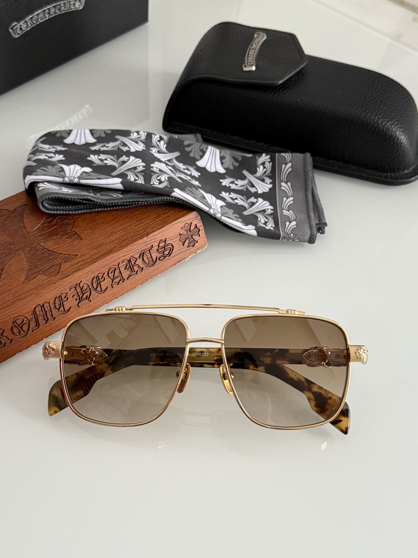 Ch*0me He**ts glasses ch8282 60-16-154